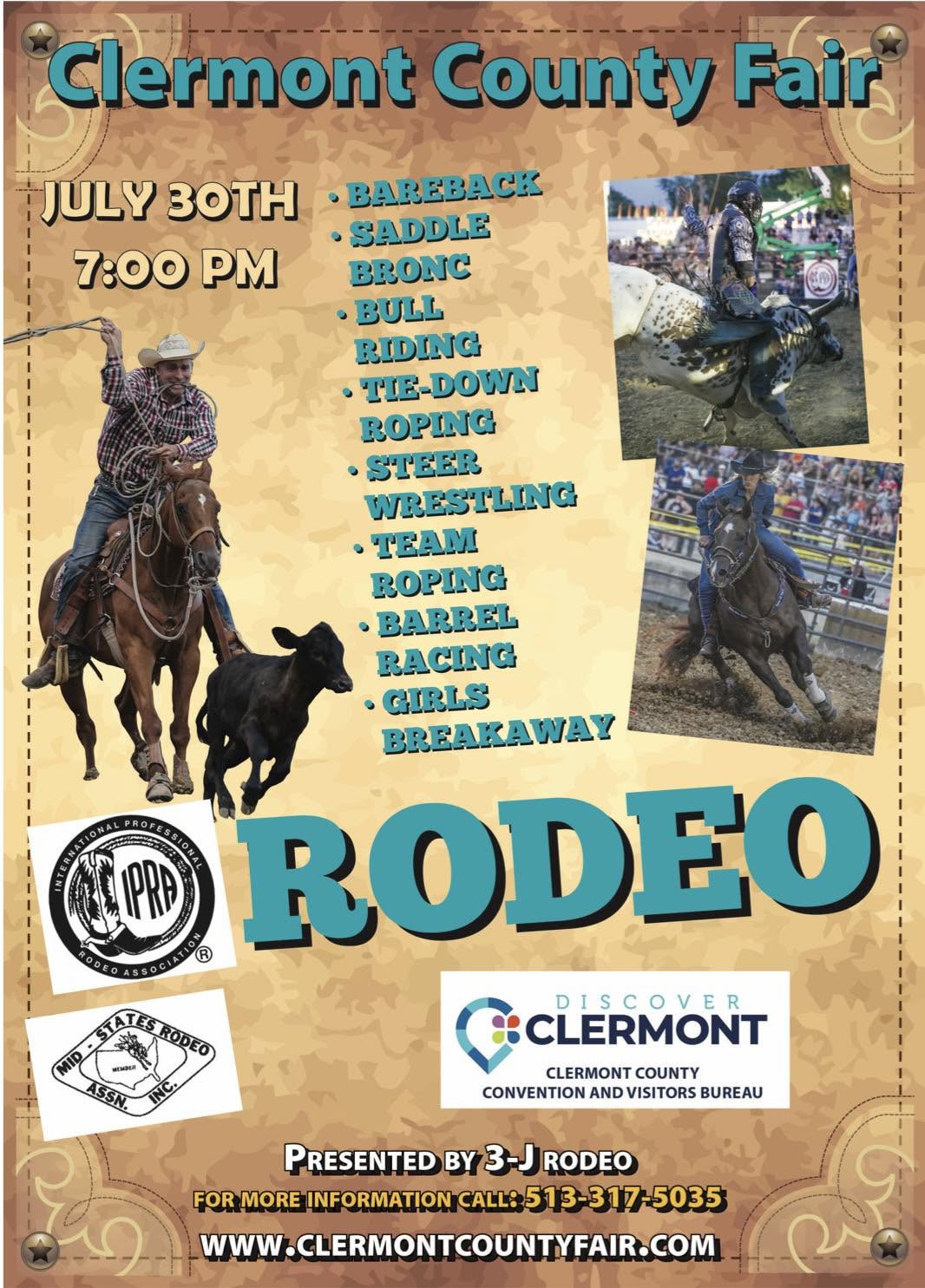 Feria del Condado de Clermont- RODEO