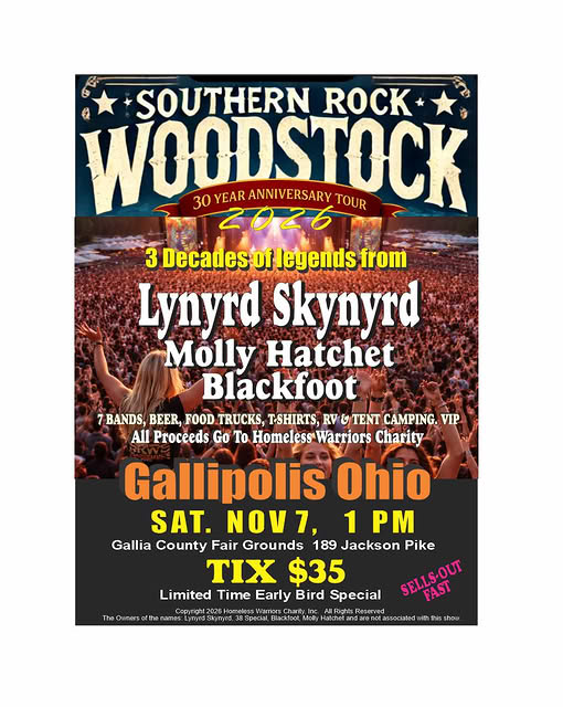 Southern Rock Woodstock 2026 (30 Year Anniversary Tour)