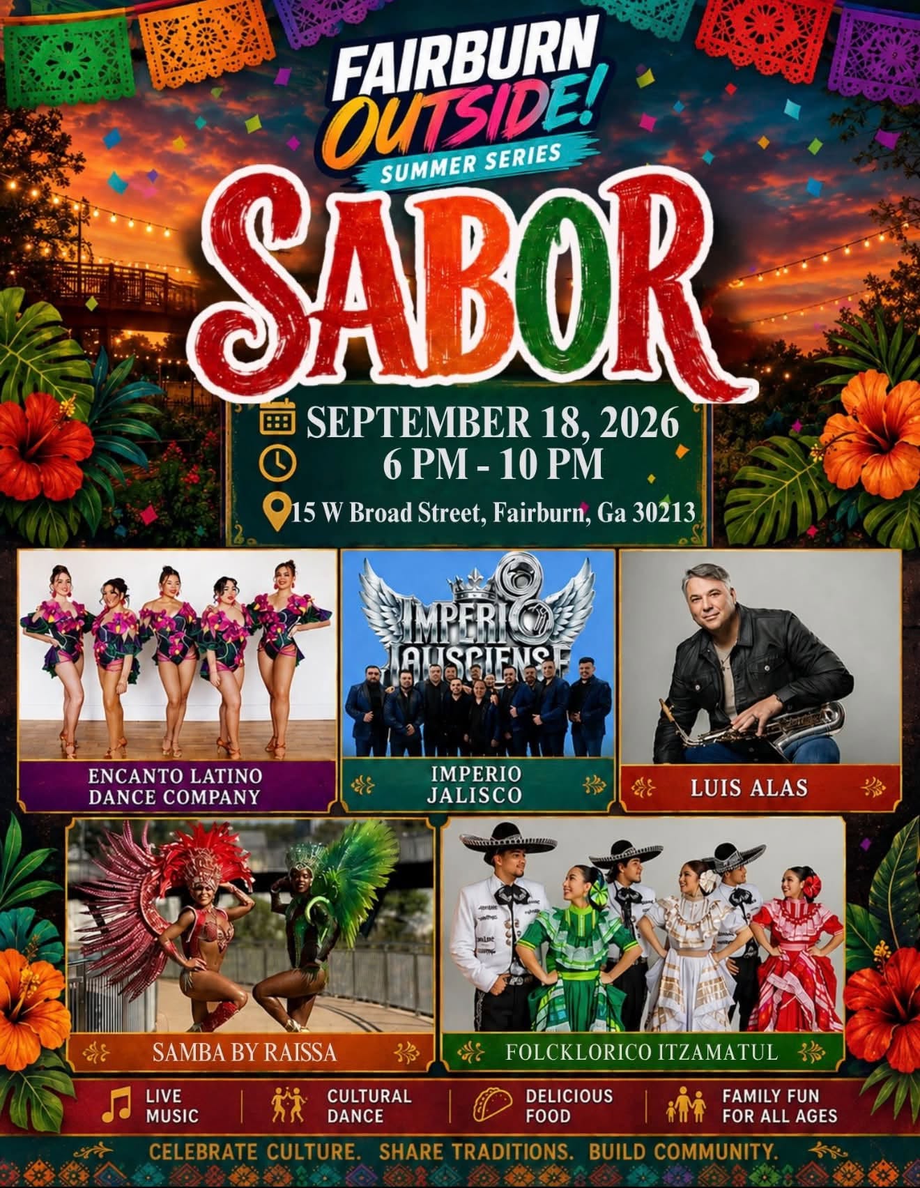 FAIRBURN OUTSIDE! SUMMER SERIES - SABOR