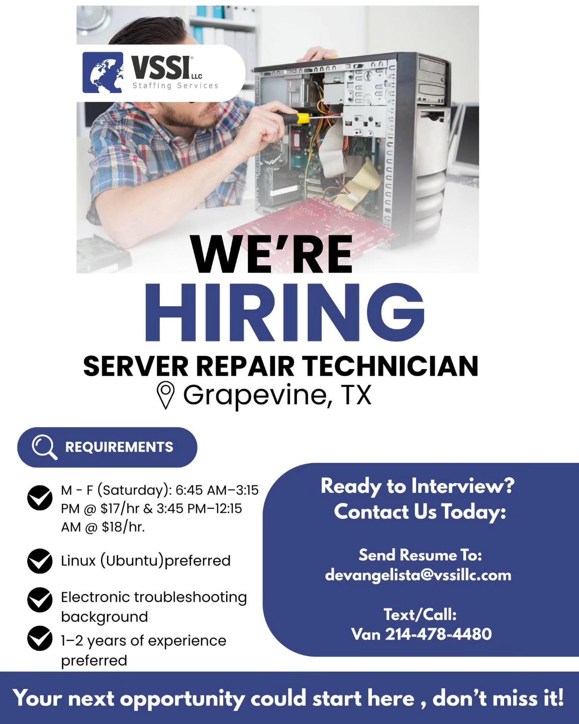 Server Repair Technician (Linux)